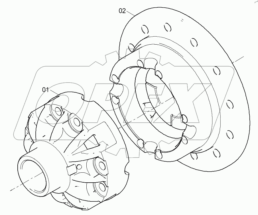  34C1773 000 DIFF HOUSING