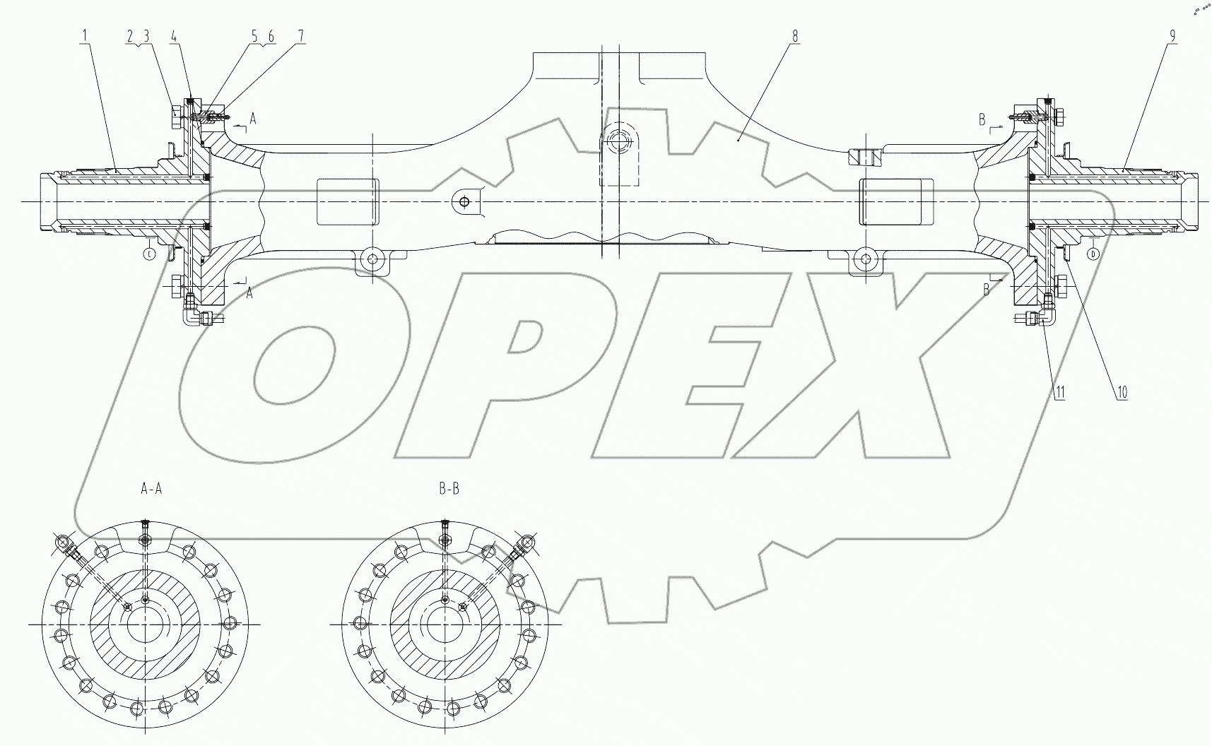  41C0183 001 REAR HUB CARRIER