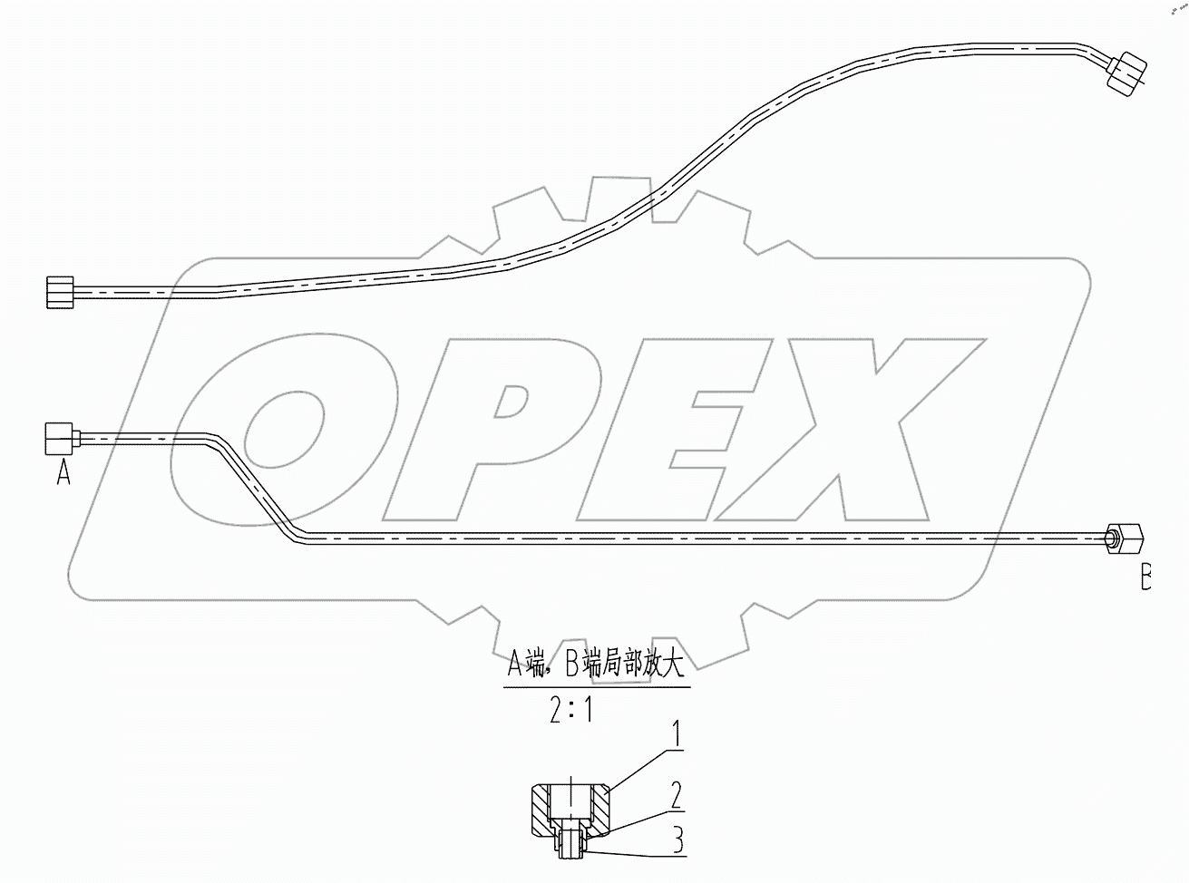  10D0284 000 OIL PIPE