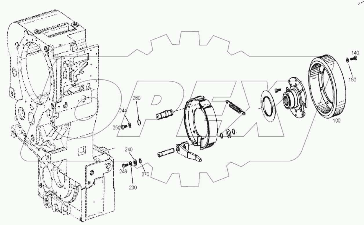  4644 109 040 02 PARKING BRAKE