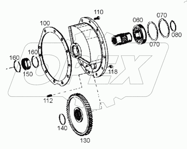  4644 154 080 00 POWER TAKE-OFF