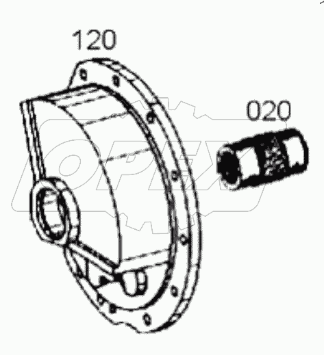  4644 154 476 00 POWER TAKE-OFF