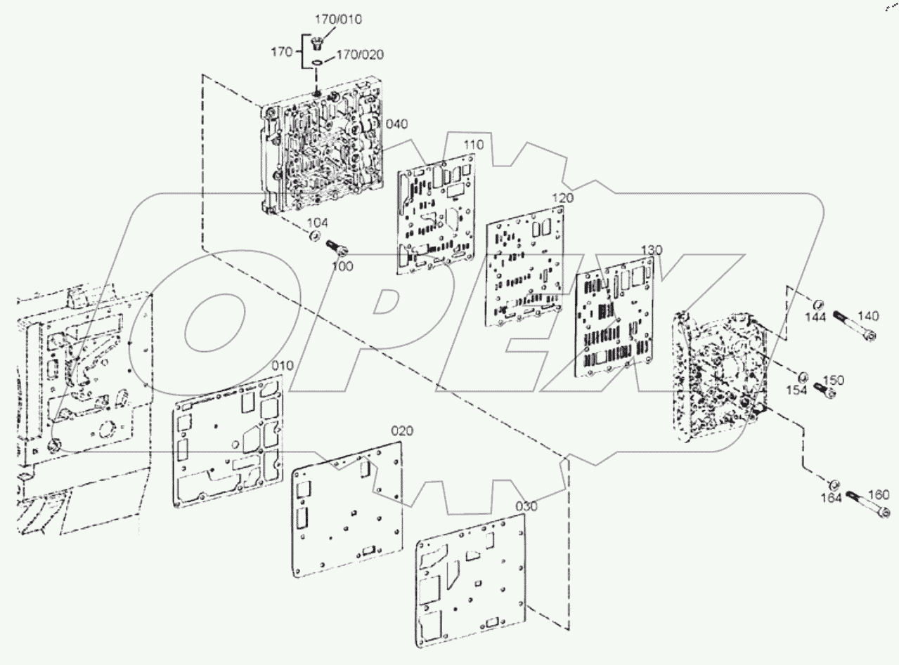  4644 106 325 00 GEARSHIFT SYSTEM
