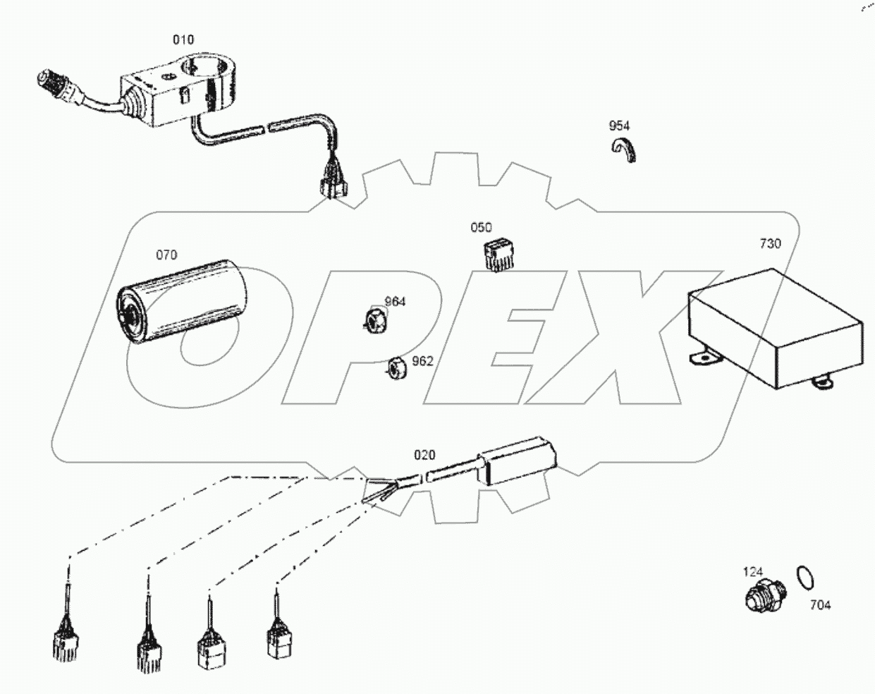  4642 199 076 00 LOOSE PARTS