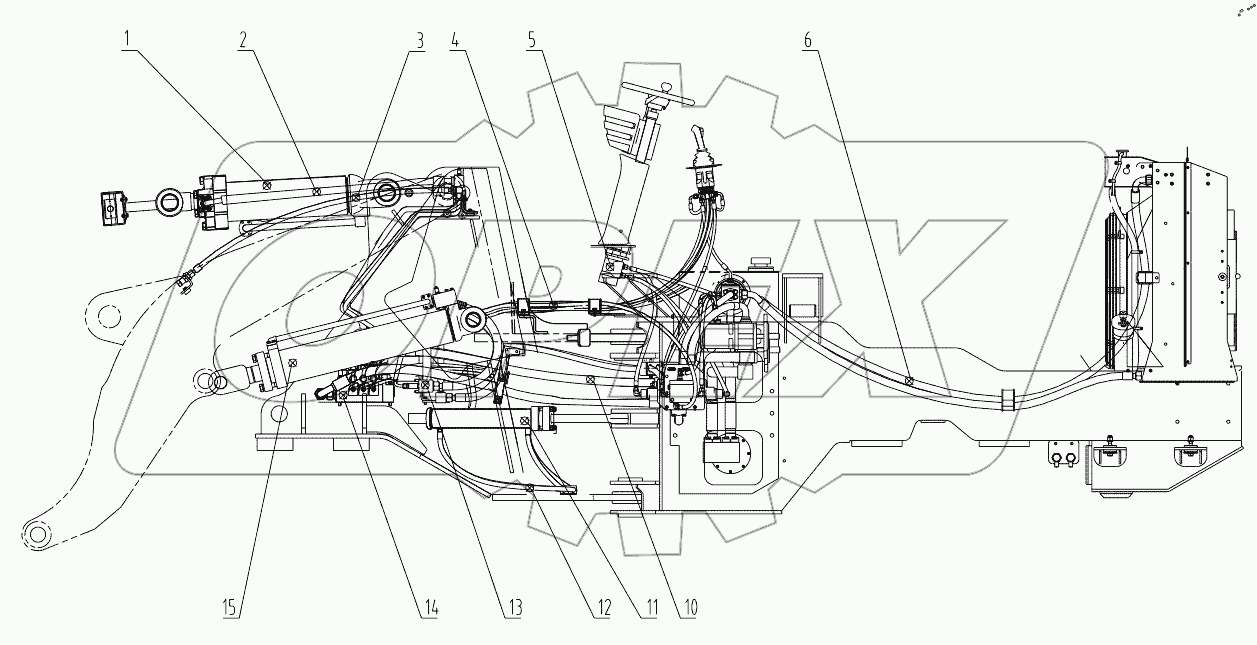  15E1032 000 HYDRAULIC SYSTEM