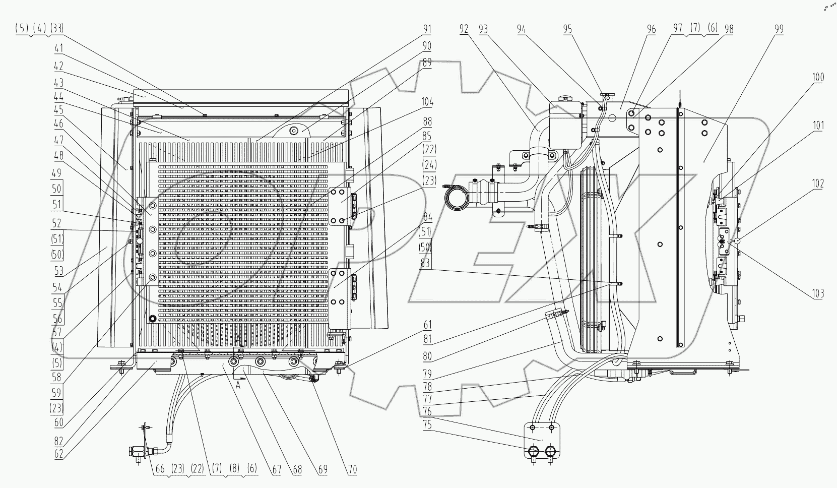  00E0785 010 COOLING SYSTEM