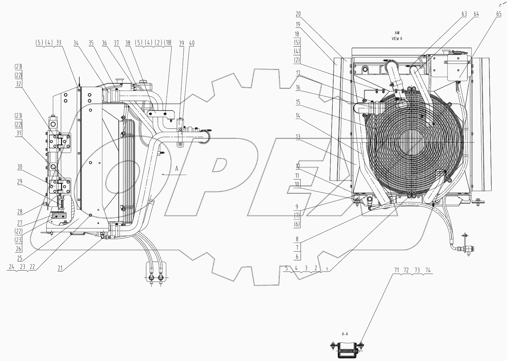  00E0785 010 COOLING SYSTEM