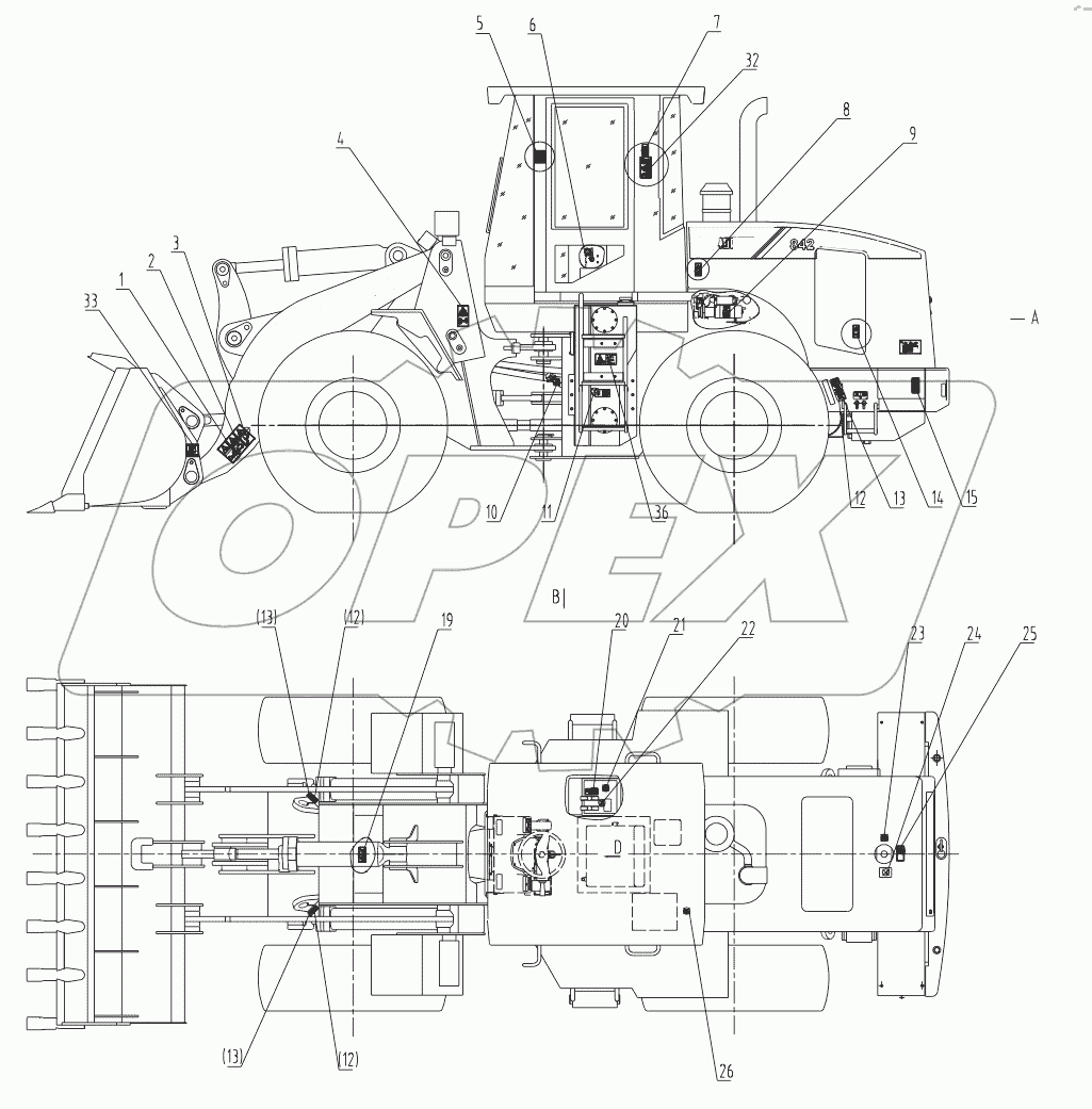  45E0729 002 DECAL GROUP