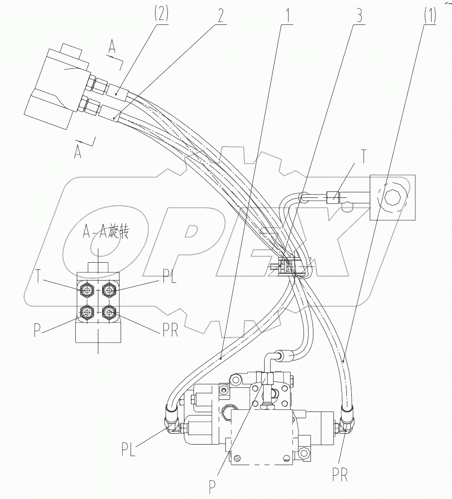  10E0019 001 STEERING CONTROL LINES