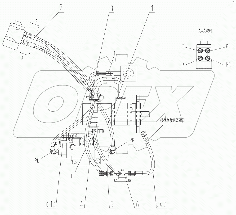  10E0090 001 STEERING CONTROL LINES