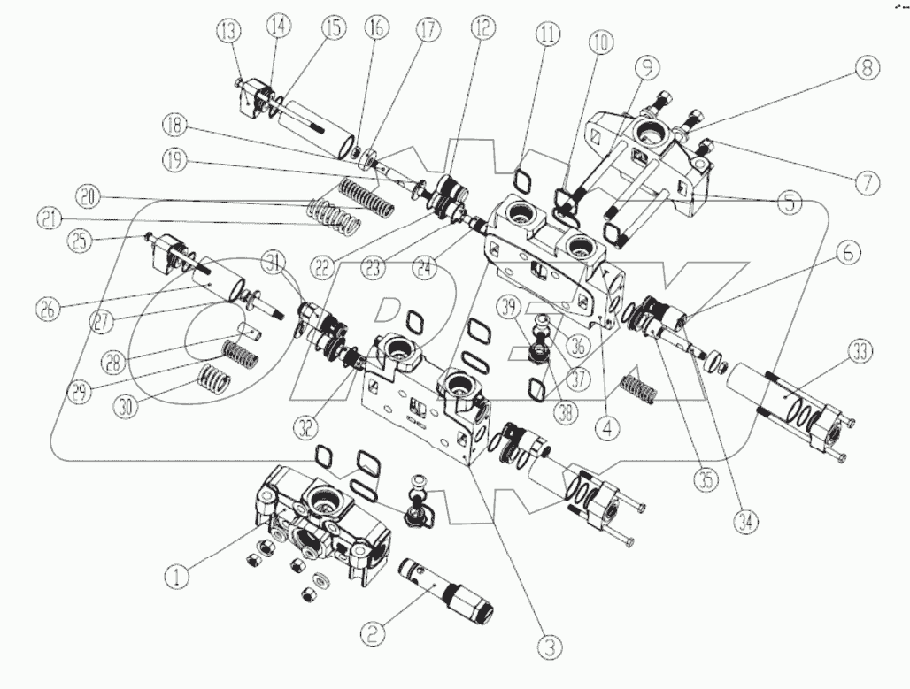  12C1195 001 DISTRIBUTE VALVE