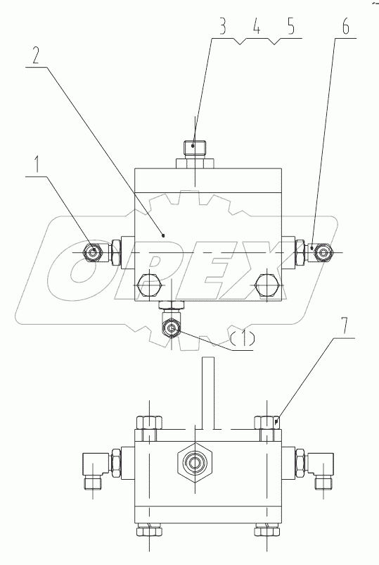  11E0191 000 COMBINATION VALVE MOUNTING