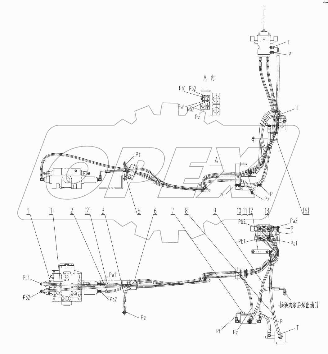  11E0044 001 PILOT CONTROL LINES