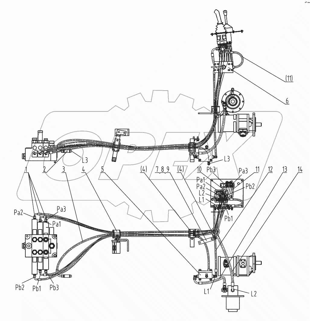  00C1112 000 PILOT CONTROL LINES