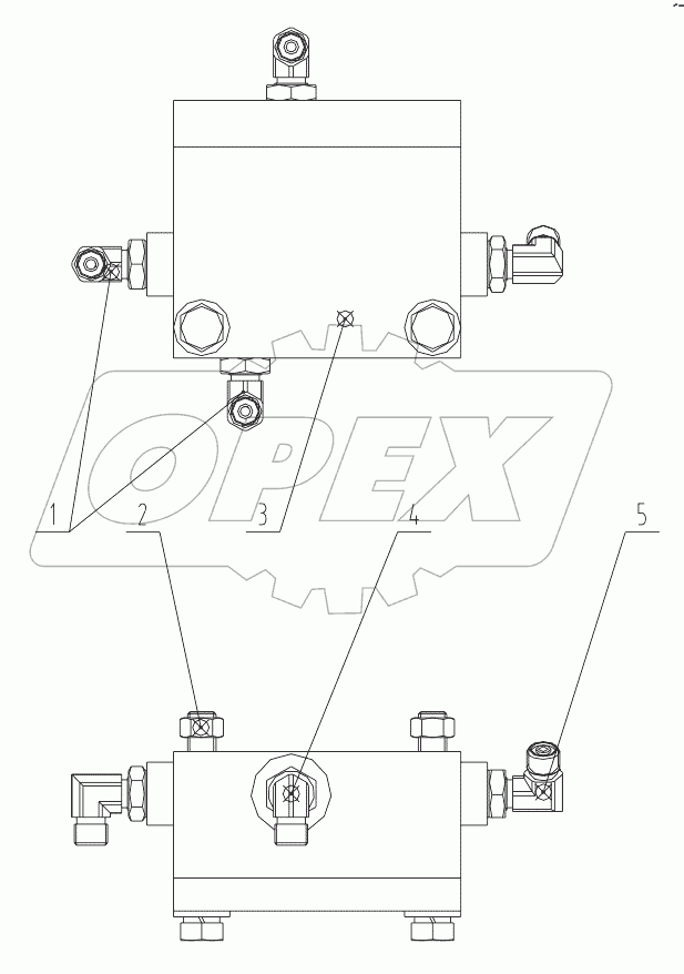  12C1197 001 COMBINATION VALVE MOUNTING