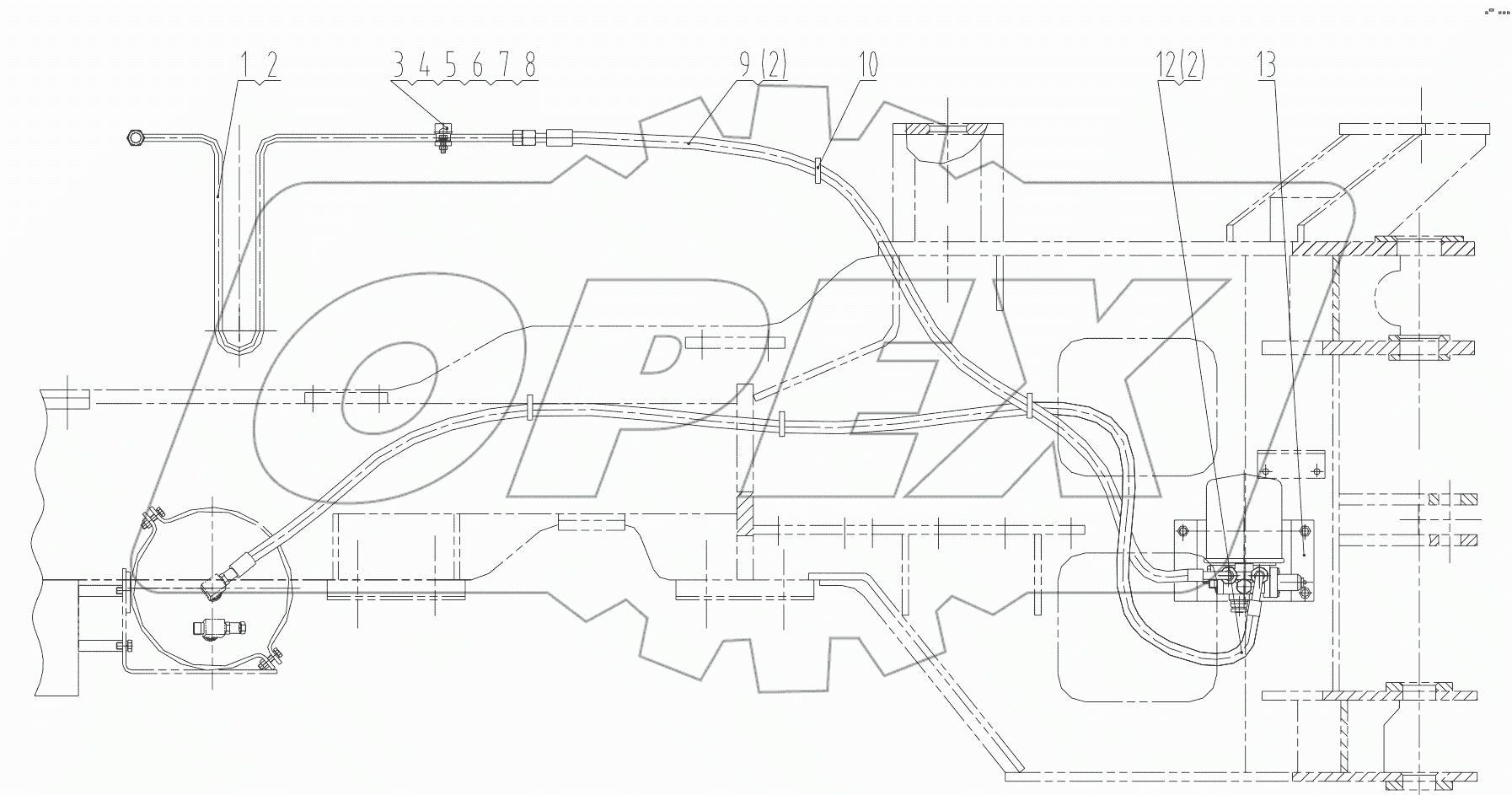  20E0098 003 COMPRESSOR LINES