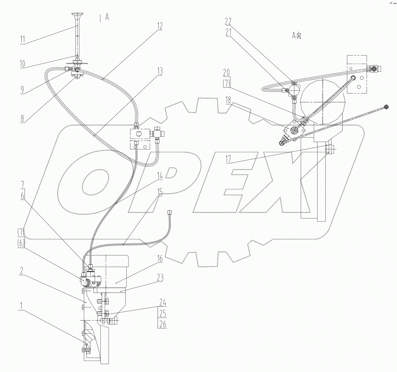  21E0007 001 PARKING BRAKE AS