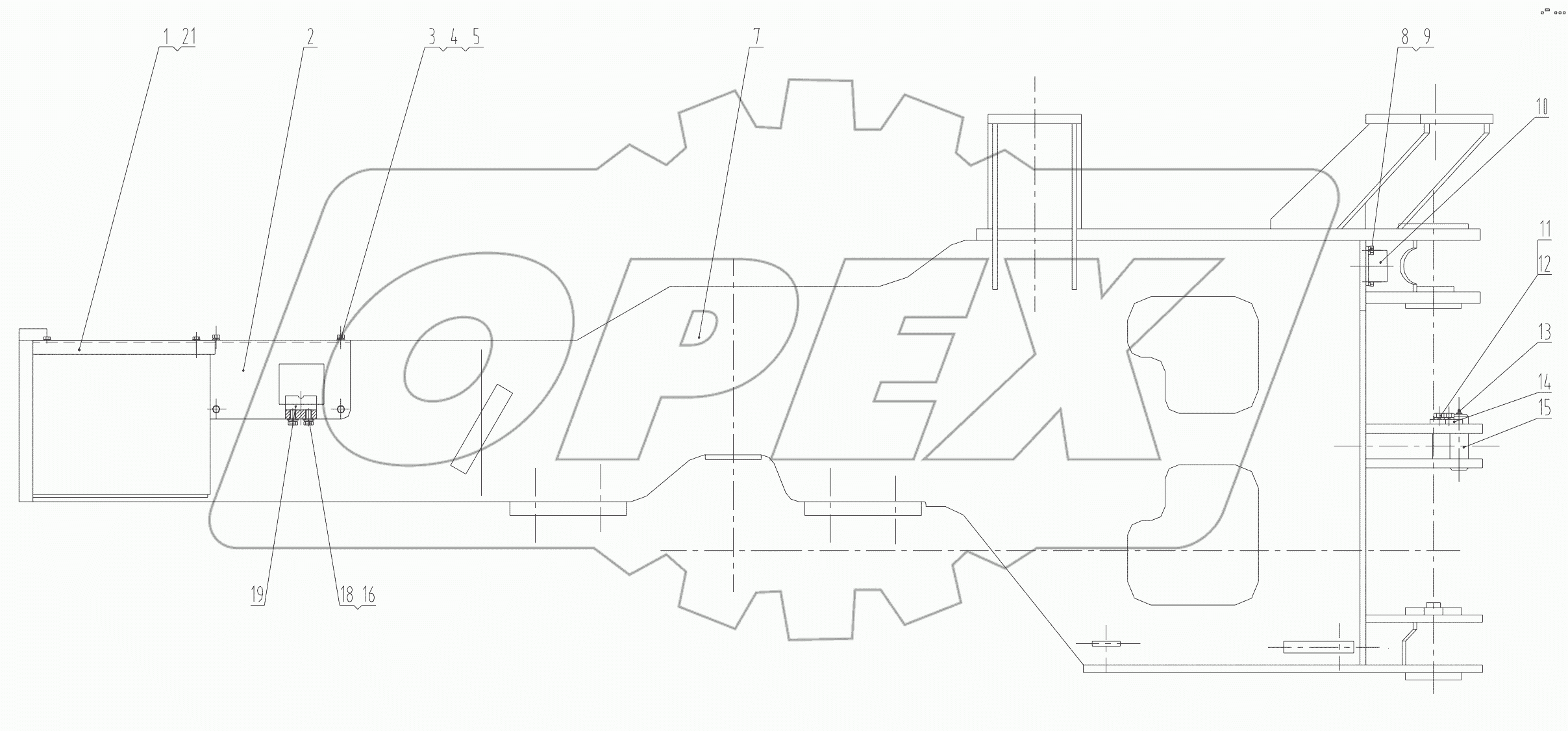  30E0362 000 REAR FRAME