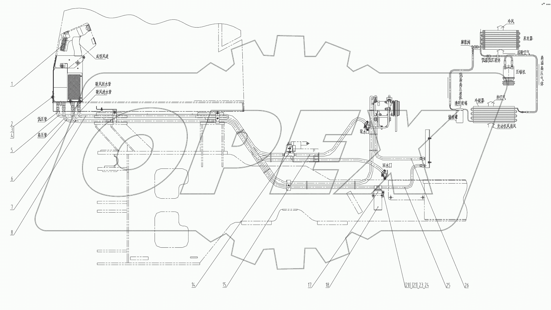  23E0165 001 AIR CONDITIONING SYSTEM