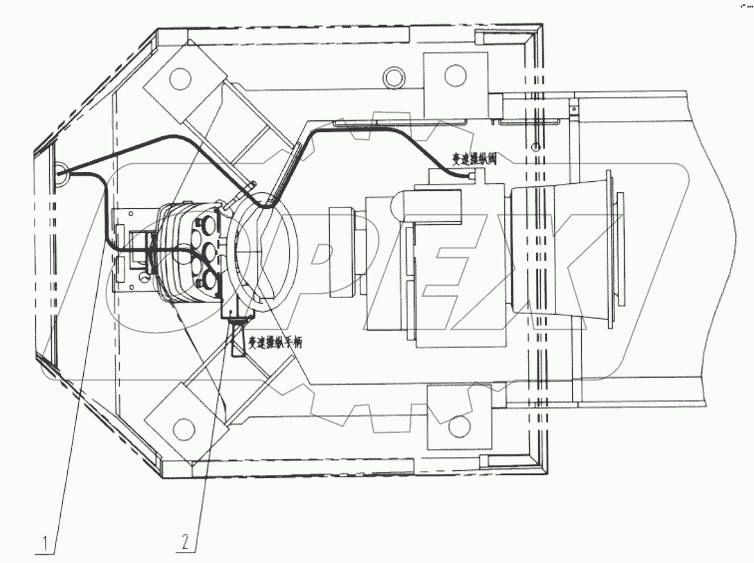  22E0013 000 SHIFT CONTROL WIRING