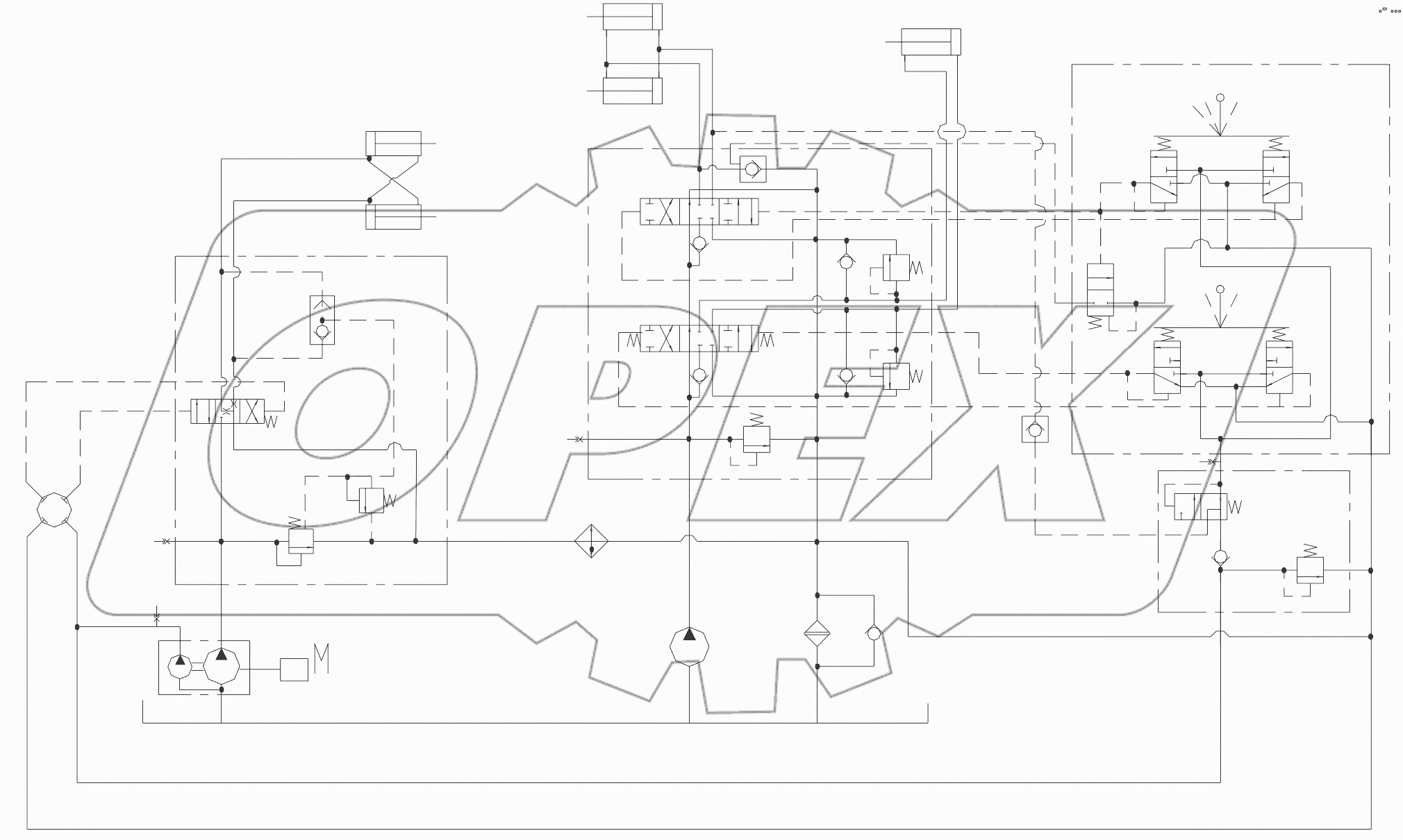  11Р•0046 000 HYDRAULIC SCHEMATIC