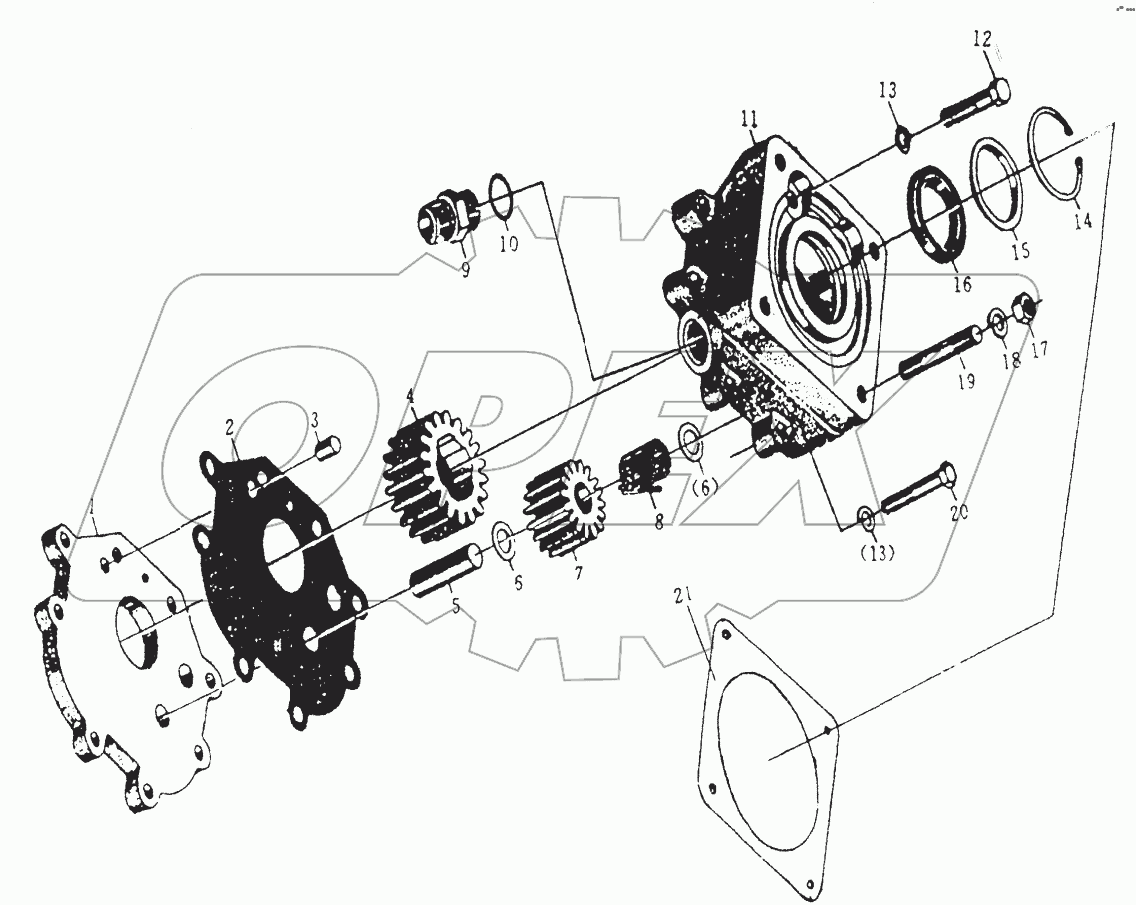  11C0001 001 GEAR SHIFT PUMP