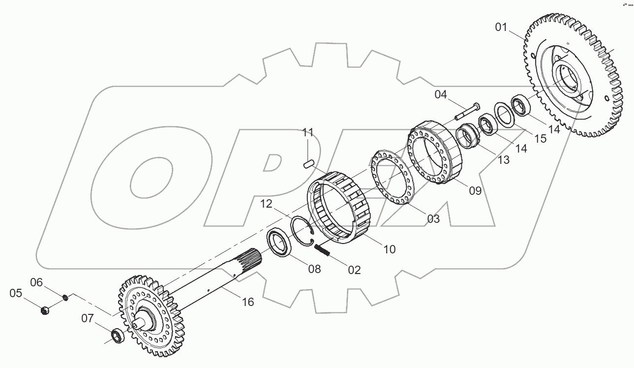  52C0071 000 OVERRUN CLUTCH