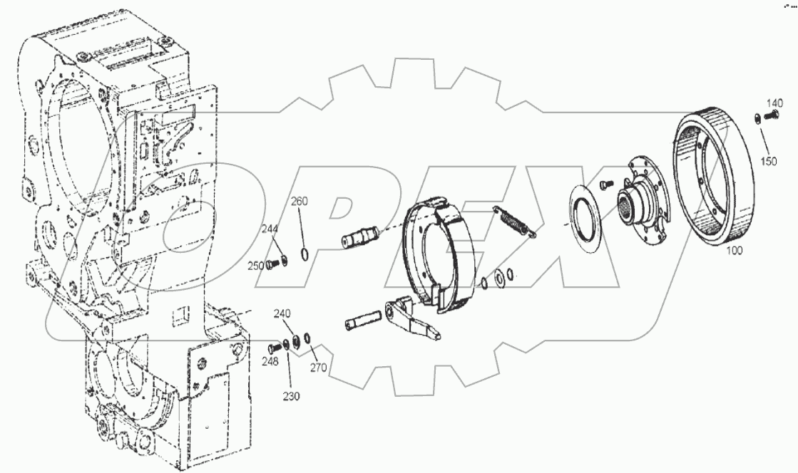  4644 109 040 02 PARKING BRAKE