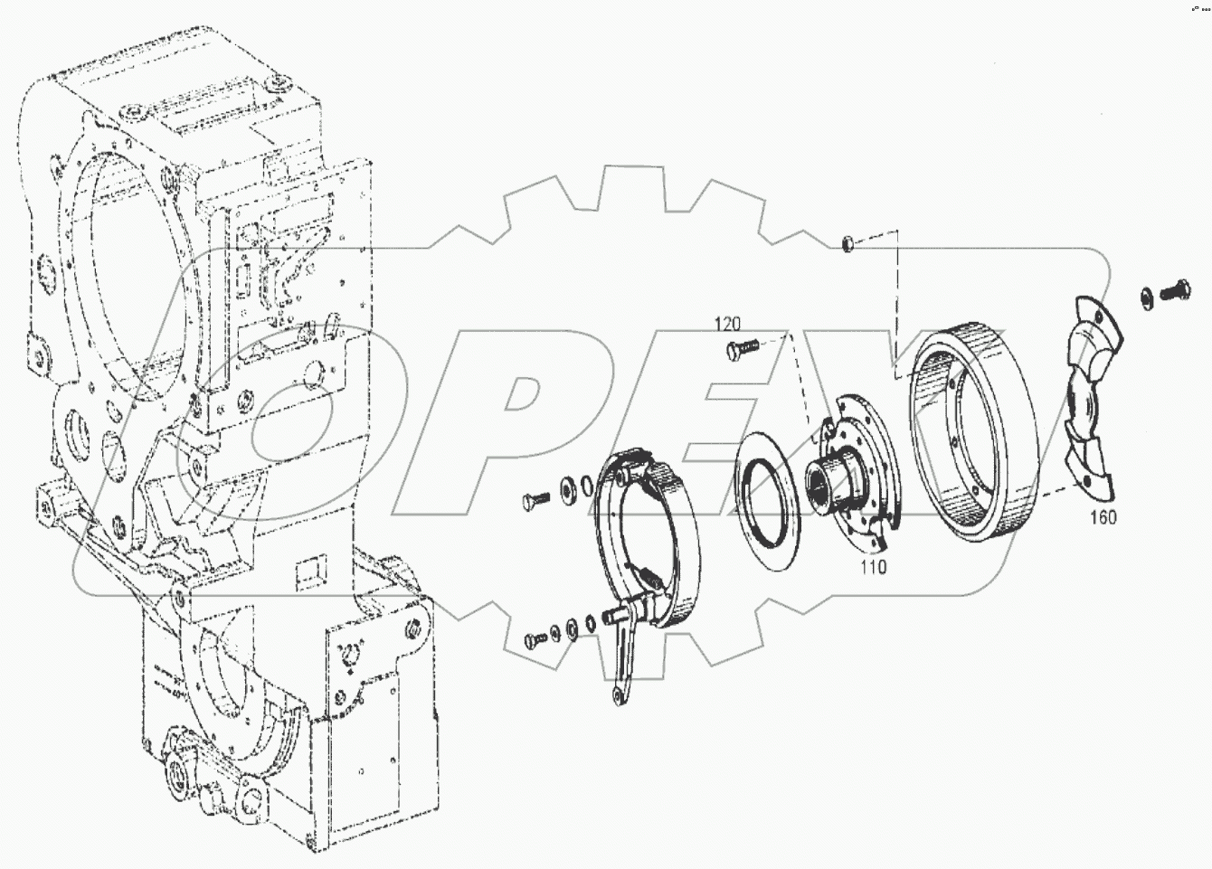  4644 109 032 03 PARKING BRAKE