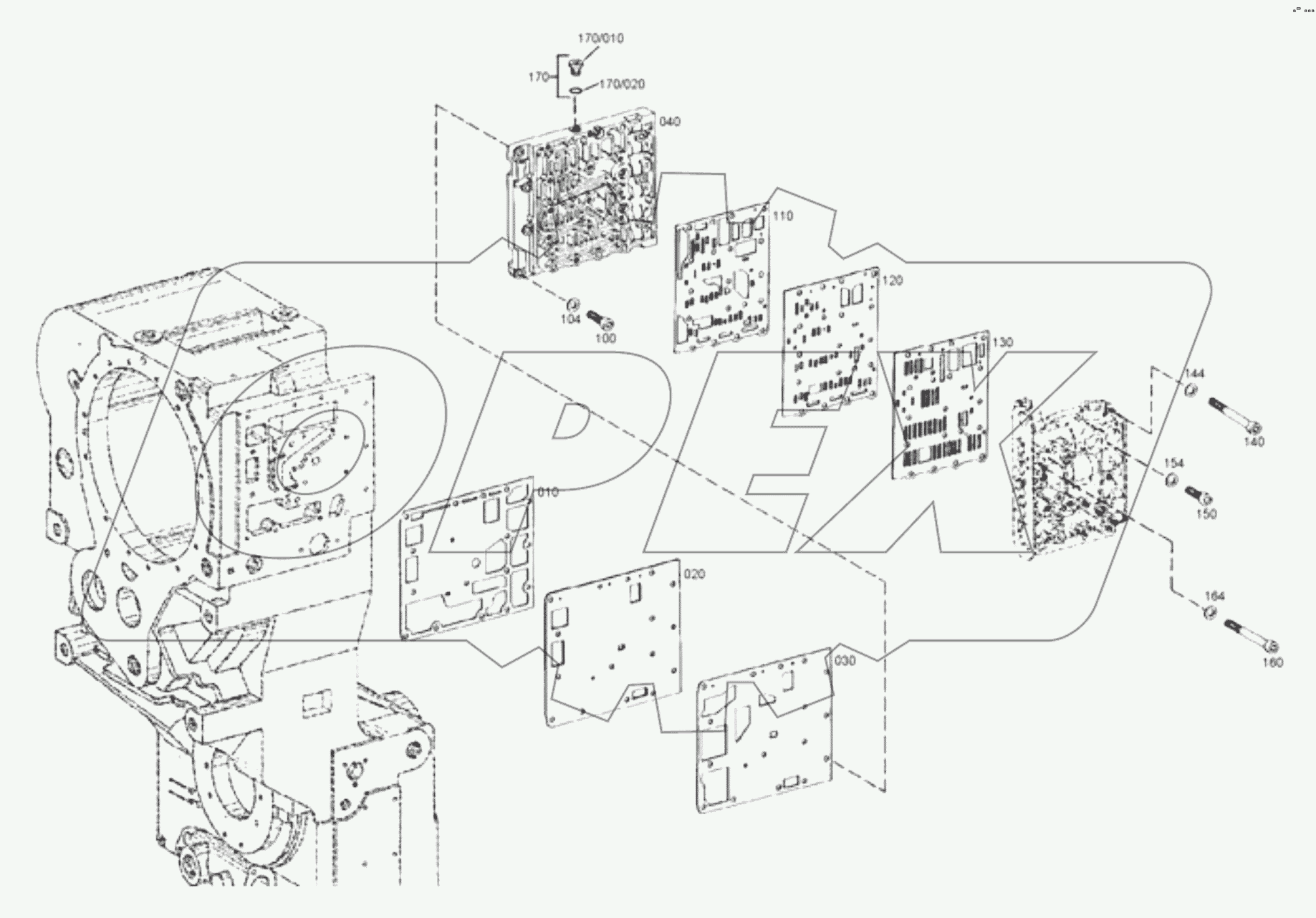  4644 106 016 00 GEAR SHIFT SYSTEM