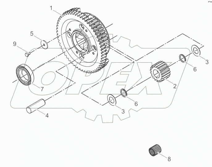  42C0094X1_000_00 REVERSE PLANET CARRIER