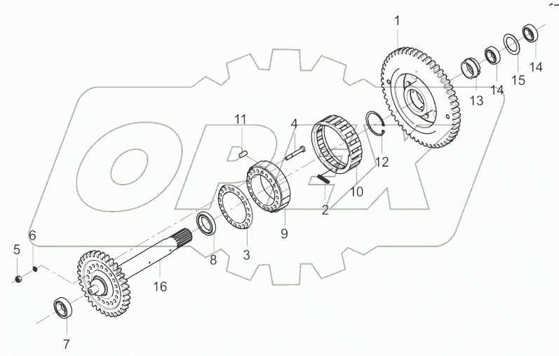  52C0071_001_00 OVERRUN CLUTCH