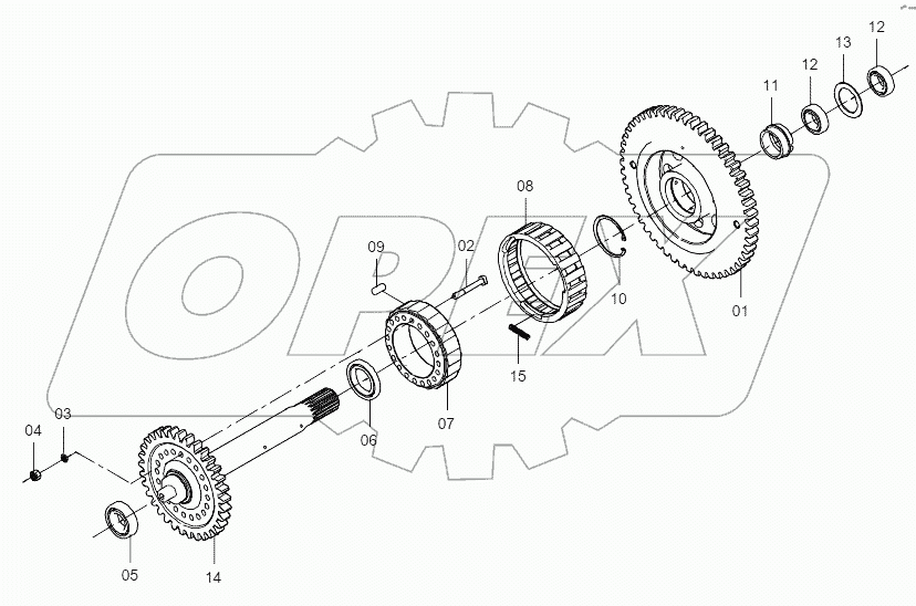  52C0139_004_00 INPUT SHAFT