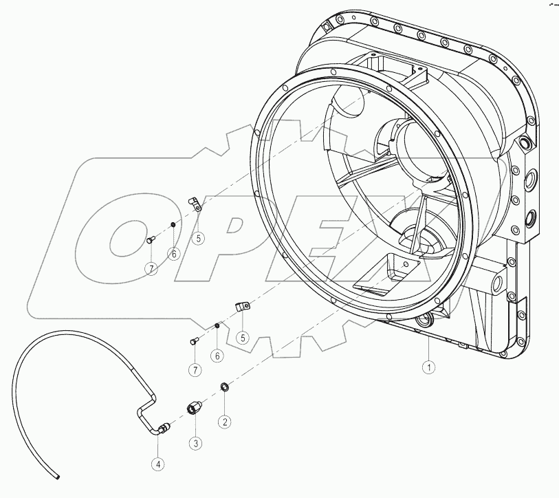  42C1030_002_00 CONVERTER HOUSING GP