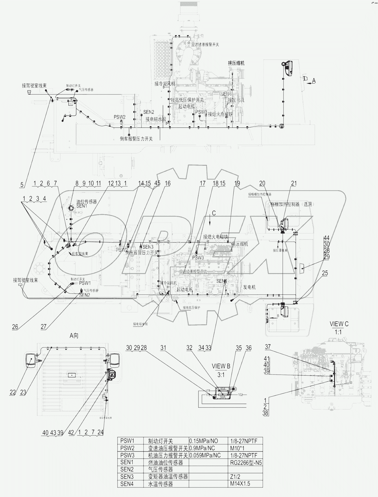  49C1618_000_00 REAR FRAME WIRING