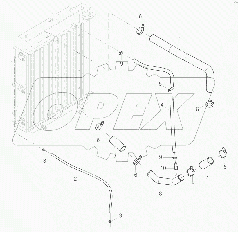  40C5192_000_00 COOLER LINES