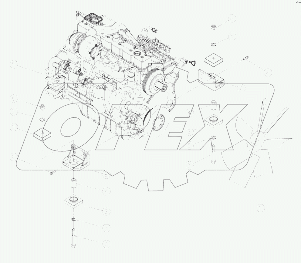 40C5792_000_00 ENGINE MOUNTING