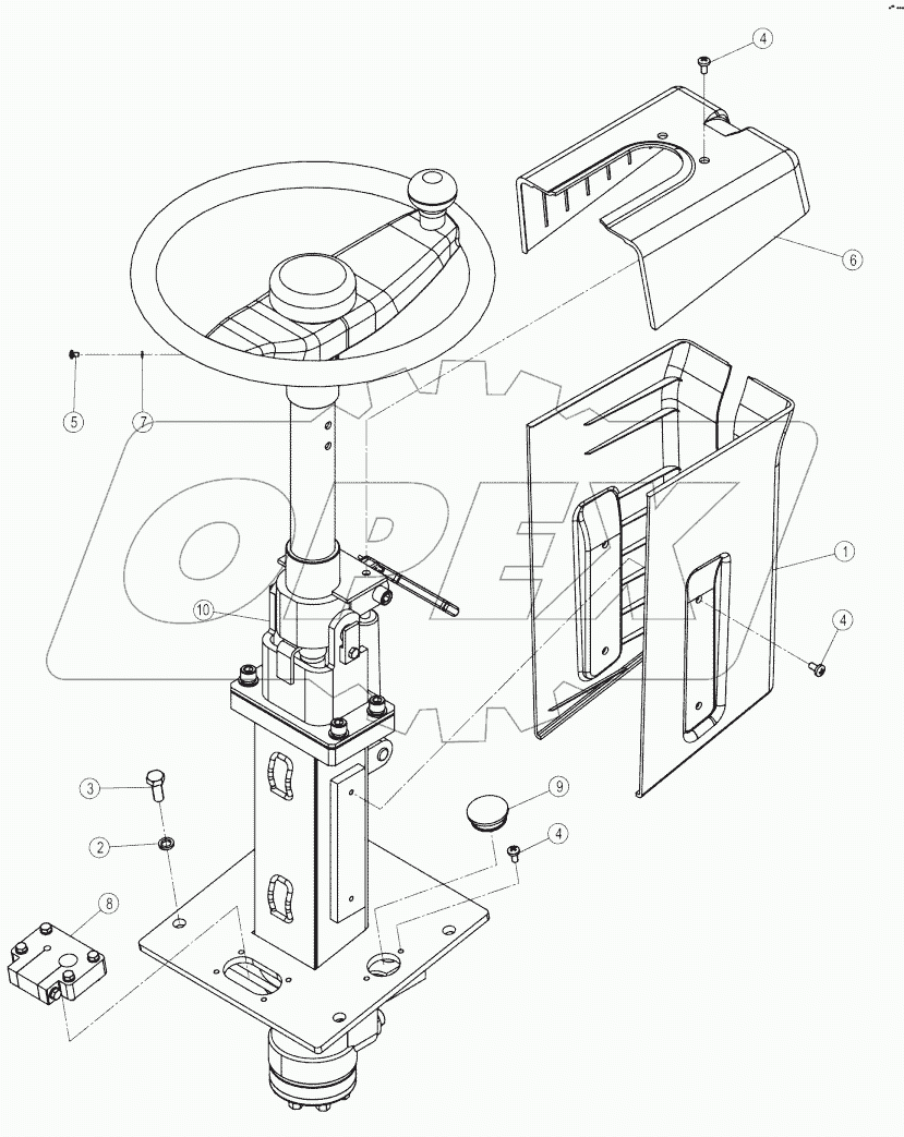  47C2912_000_00 STEERING COLUMN AS