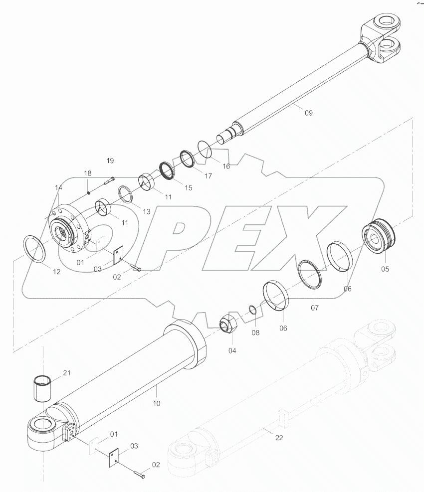  10C1534X0_004_00 BOOM CYLINDER