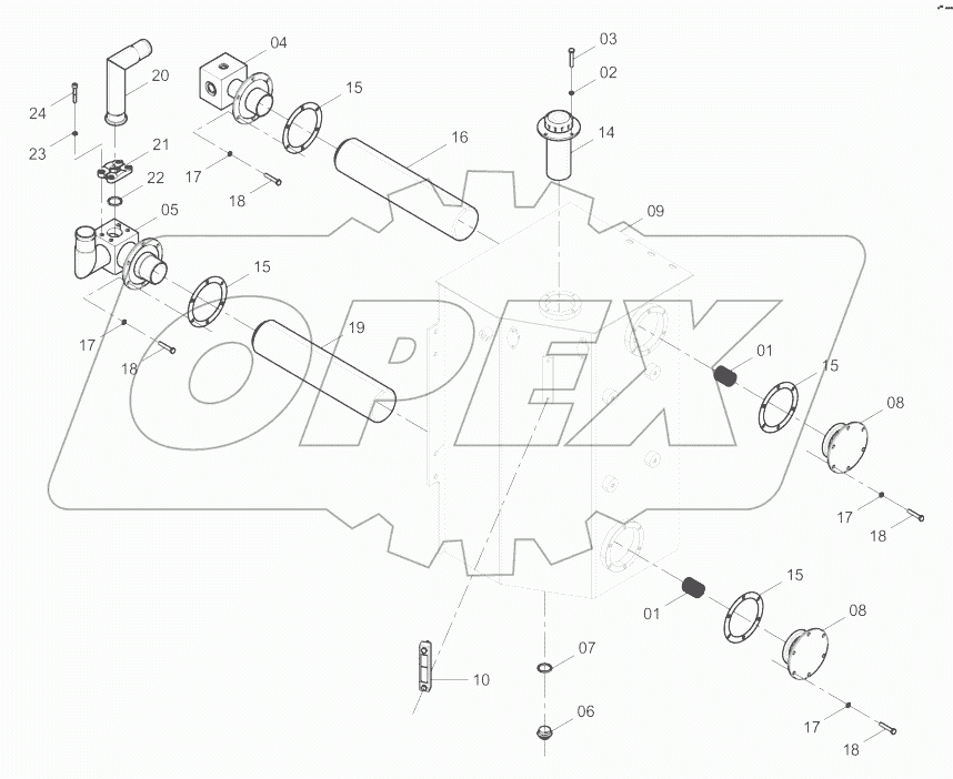  21C0553X9_003_00 HYDRAULIC OIL TANK