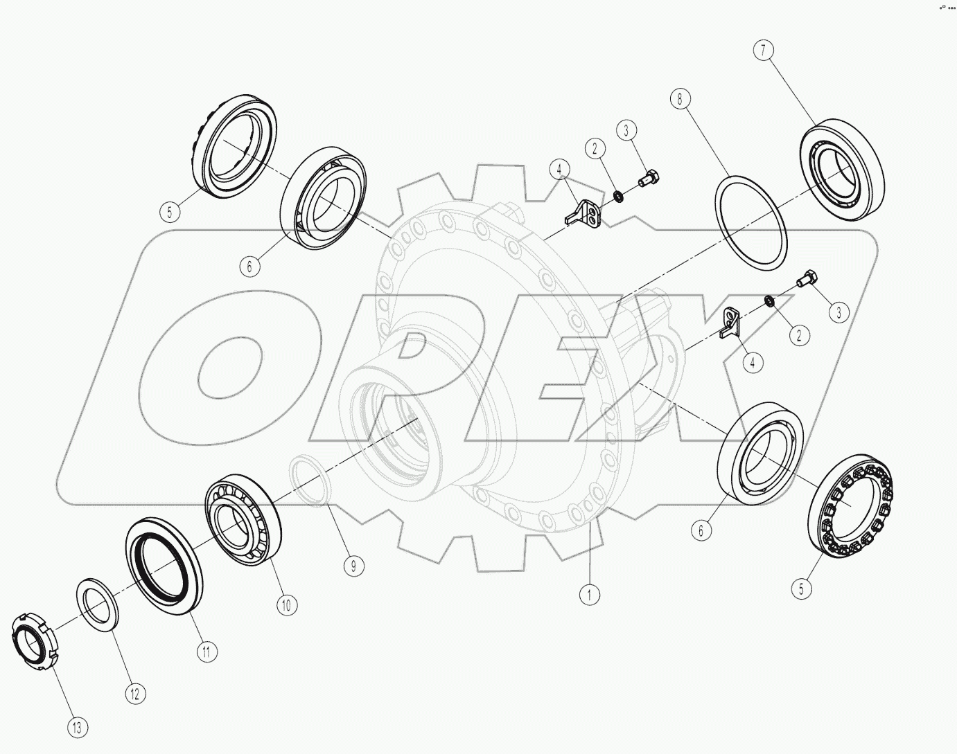 41C1611-000-00 AXLE DRIVE HOUSING AS