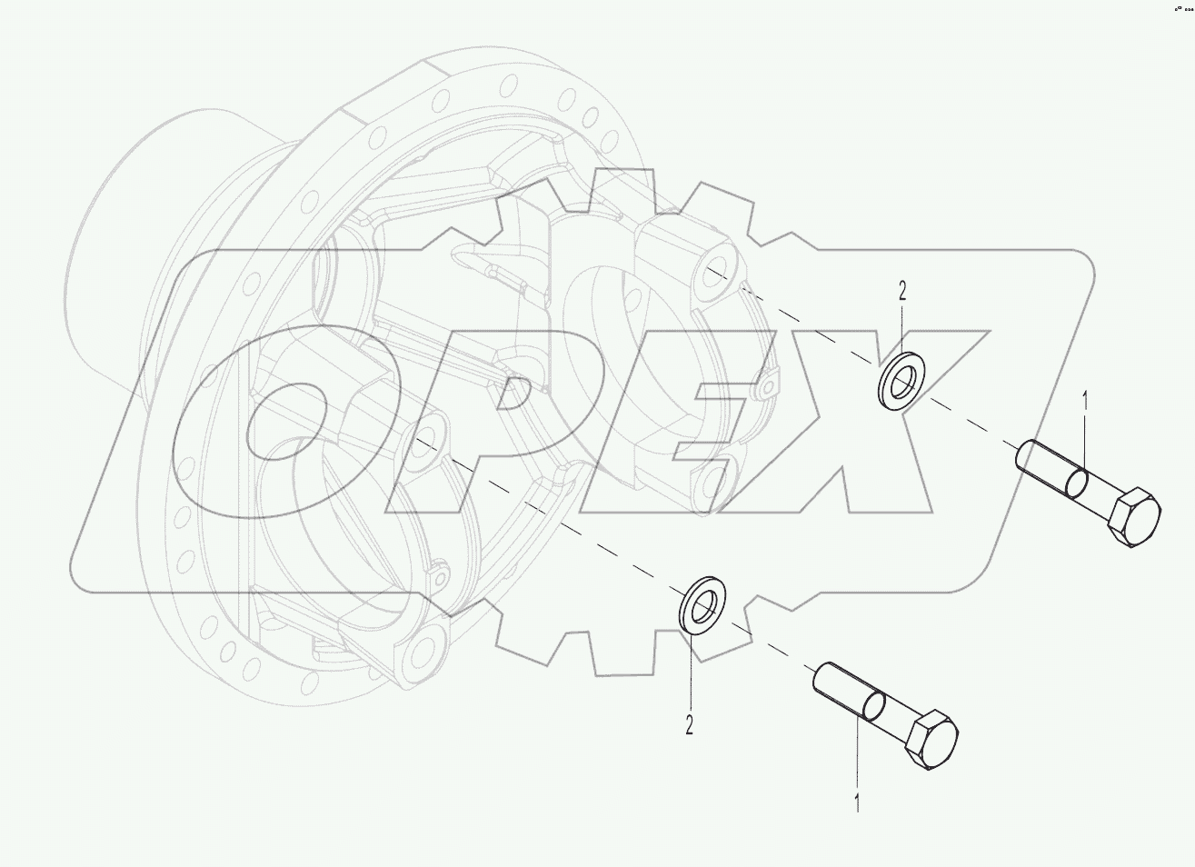 34C2985-000-00 AXLE DRIVE HOUSING
