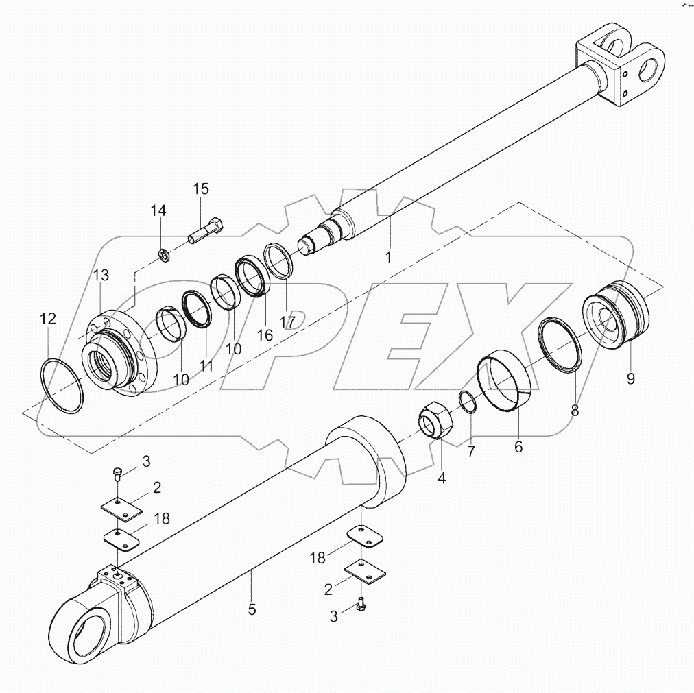 10C2316X0-000-00 CYLINDER