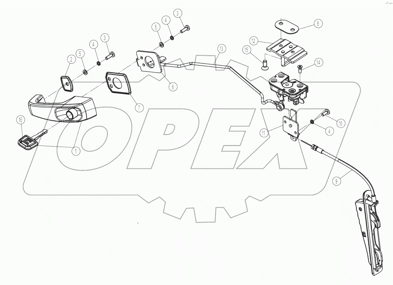 47C2463-000-00 DOOR LOCK