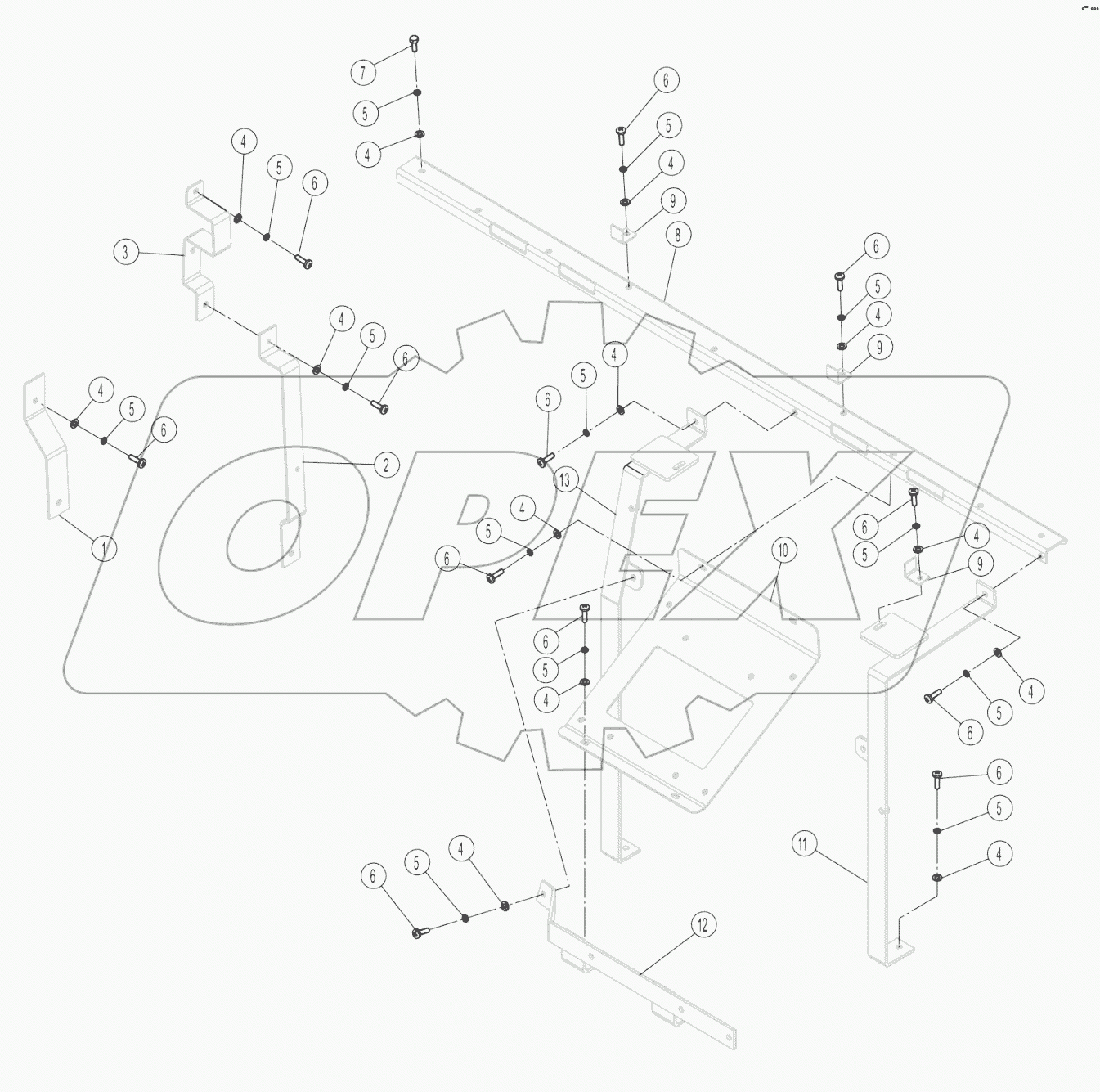 48C3328-000-00 BRACKET