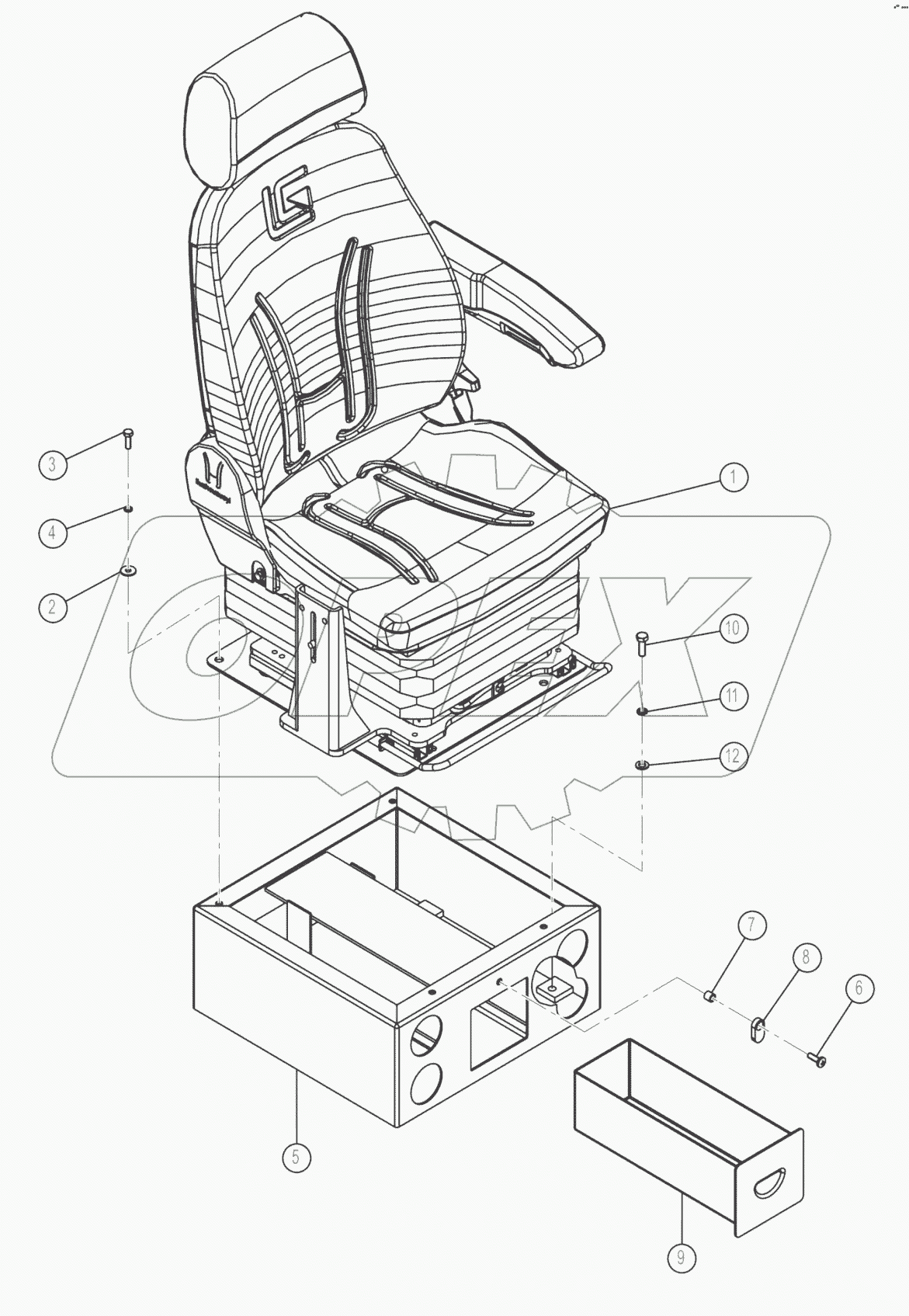 46Y0007-001-00 SEAT AS