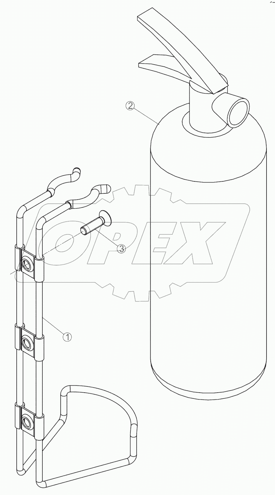 47C1996-000-00 FIRE EXTINGUISHER