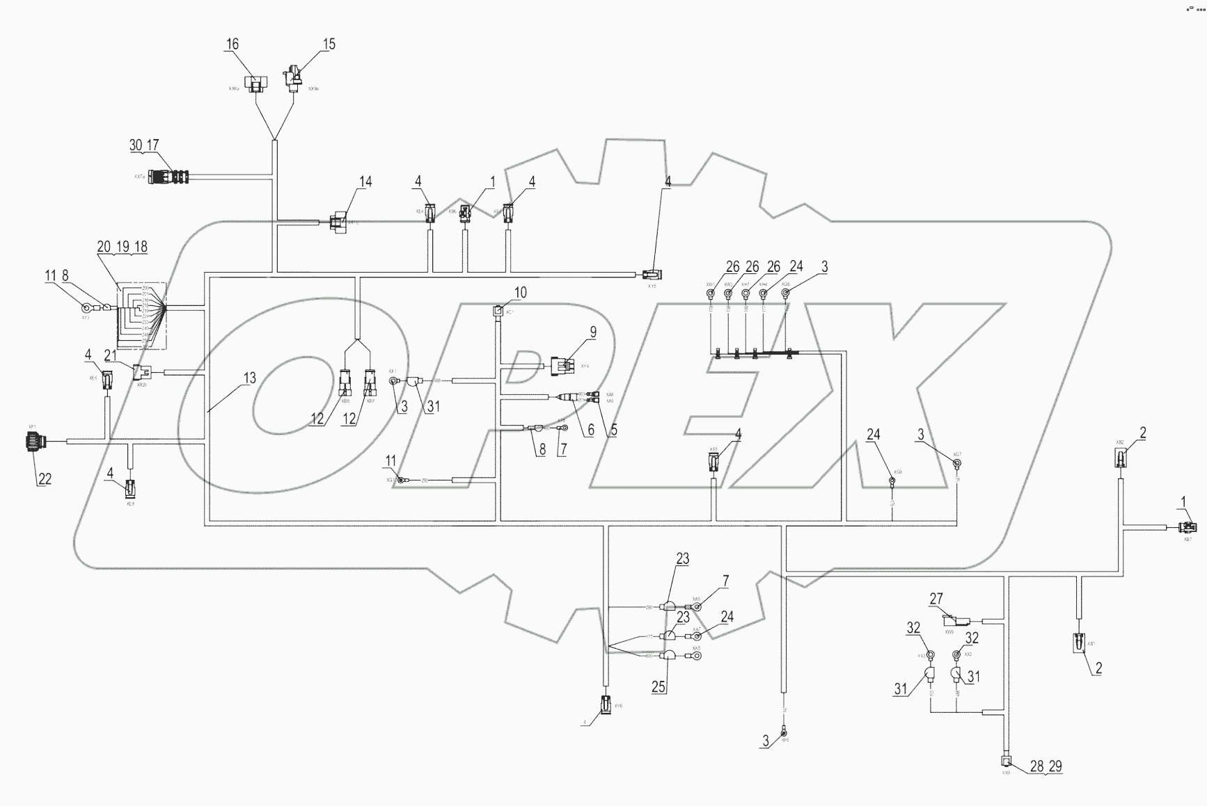 08C9689-000-00 HARNESS