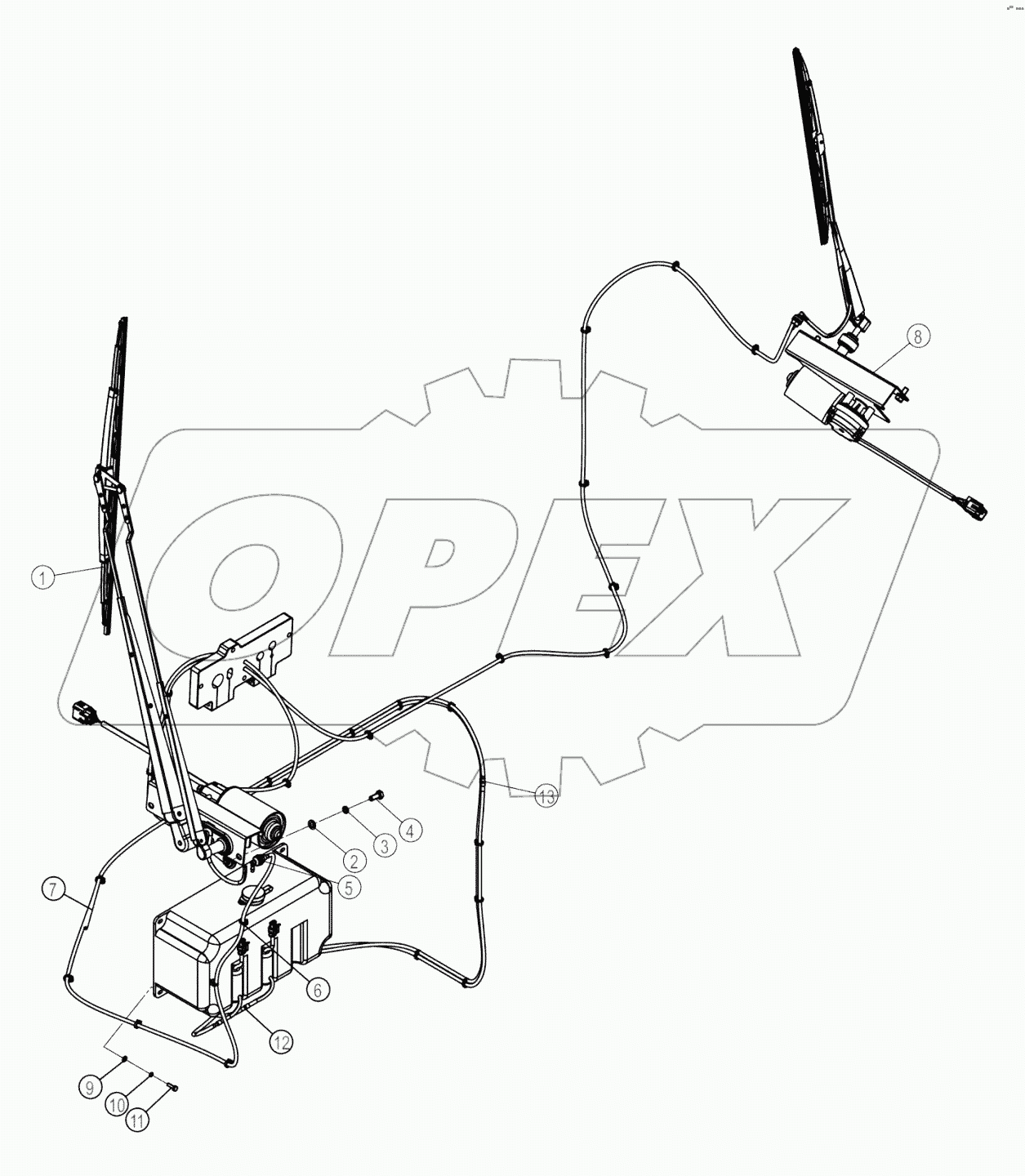 49C0419-000-00 WIPER SYSTEM