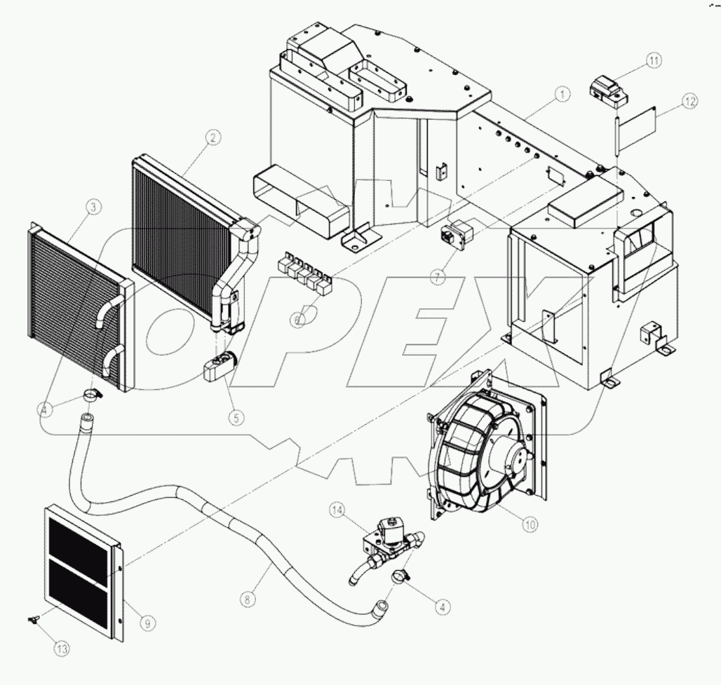 46C8405-000-00 EVAPORATOR